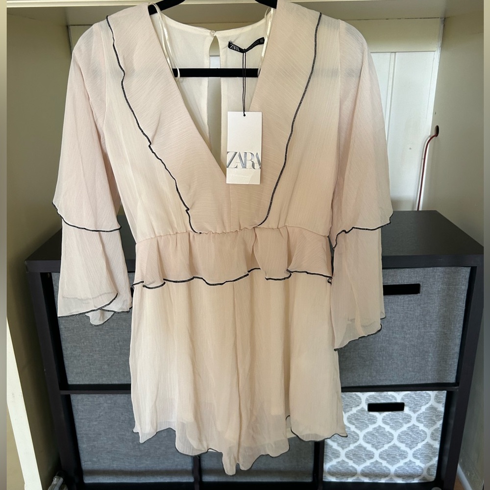 Zara women’s white romper